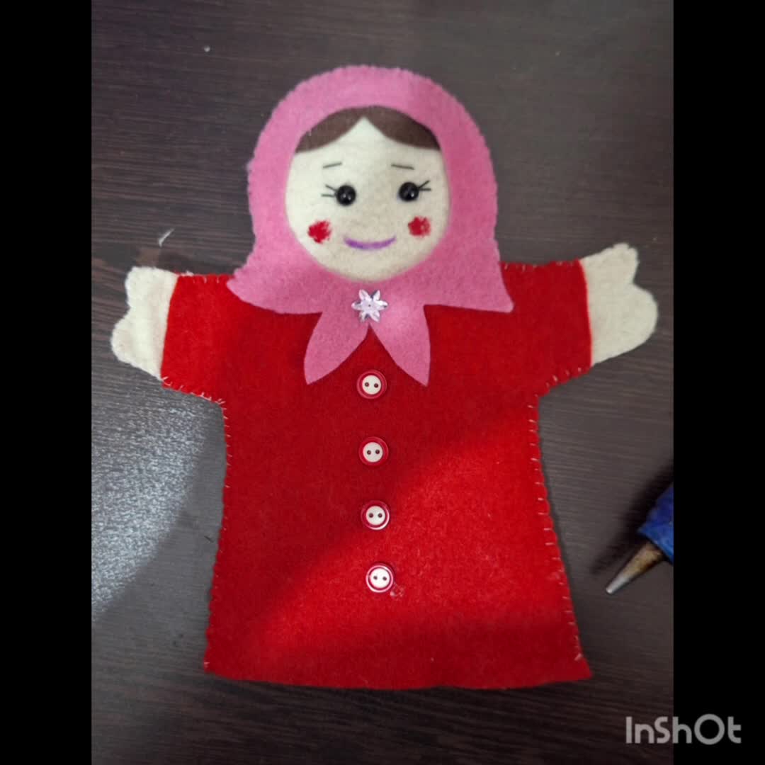 آموزش عروسک دستی با نمد