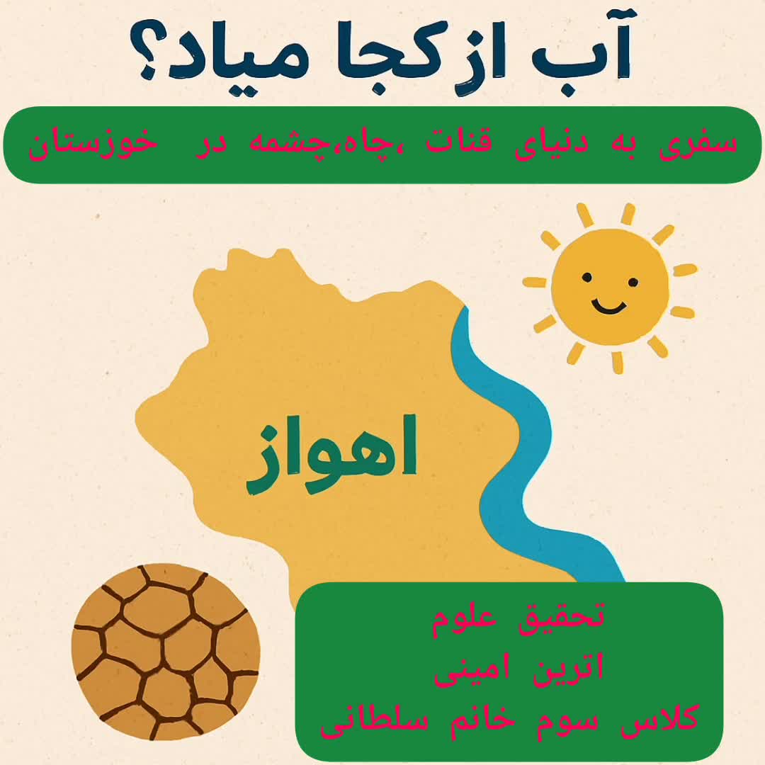 آب چشمه،قنات،چاه
